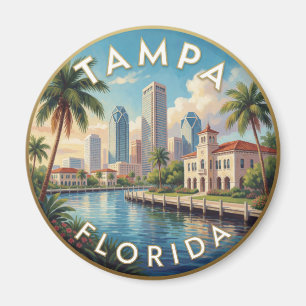 Imán Tampa Florida Viajes Frente al Mar