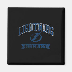 Imán Tampa Y Lightning Vintage Hockey Gris Licencia Ofi
