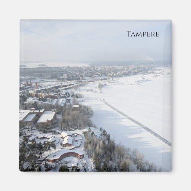 Imán Tampere en invierno (Frente)