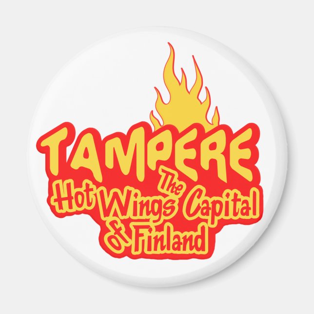 imán Tampere Hot Wings (Frente)