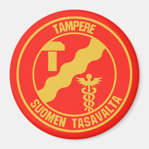 Imán Tampere Round Emblem