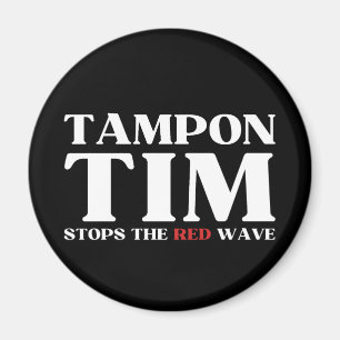 Imán Tampon Tim Detendrá La Ola Roja-Tim Walz 2024