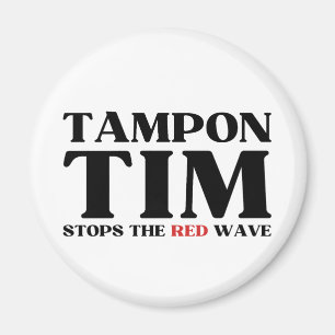 Imán Tampon Tim Detendrá La Ola Roja-Tim Walz 2024