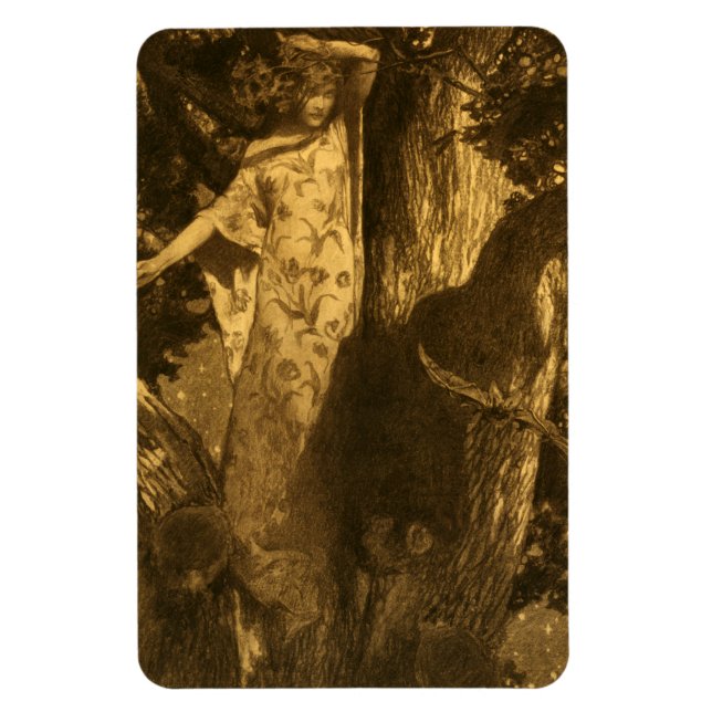 Imán Tan atormentados guardianes de la luna de la noche (Vertical)