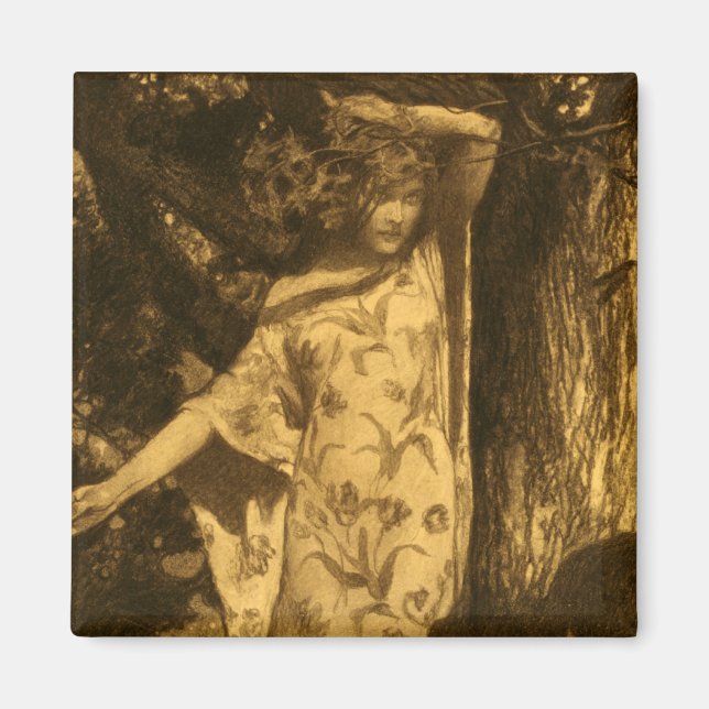 Imán Tan atormentados guardianes de la luna de la noche (Frente)