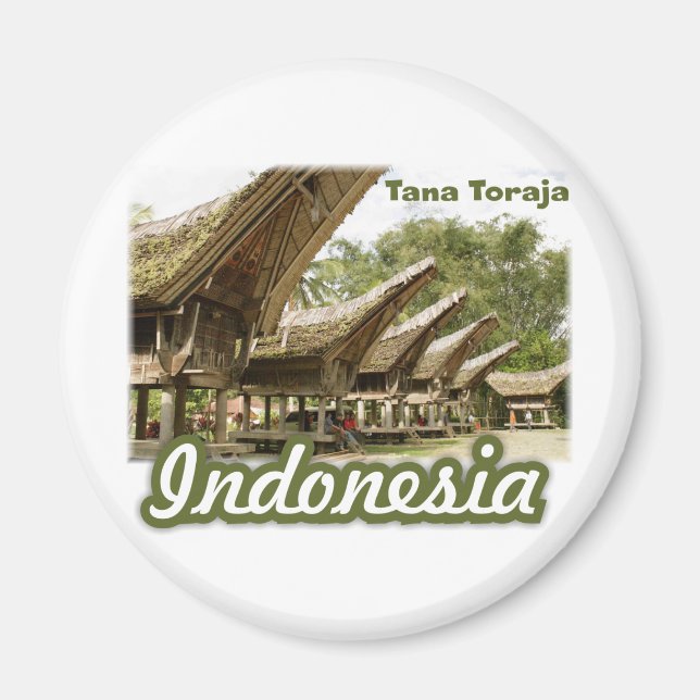 Imán Tana Toraja Indonesia Souvenir (Frente)