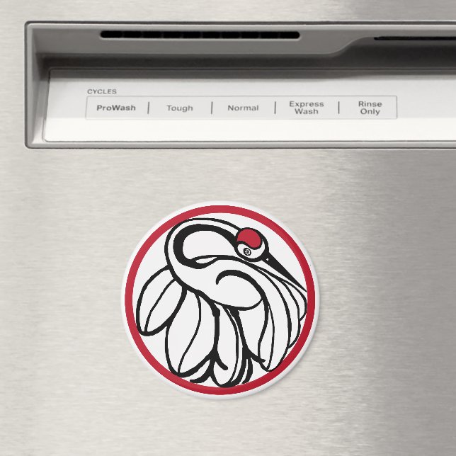 Imán Tancho Japanese Crane (In situ (lavavajillas))