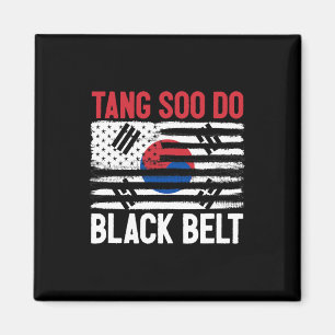Imán Tang Soo Do Black Belt Karate Fighter
