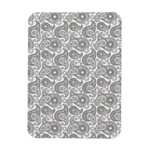 Imán Tangerine Black Paisley