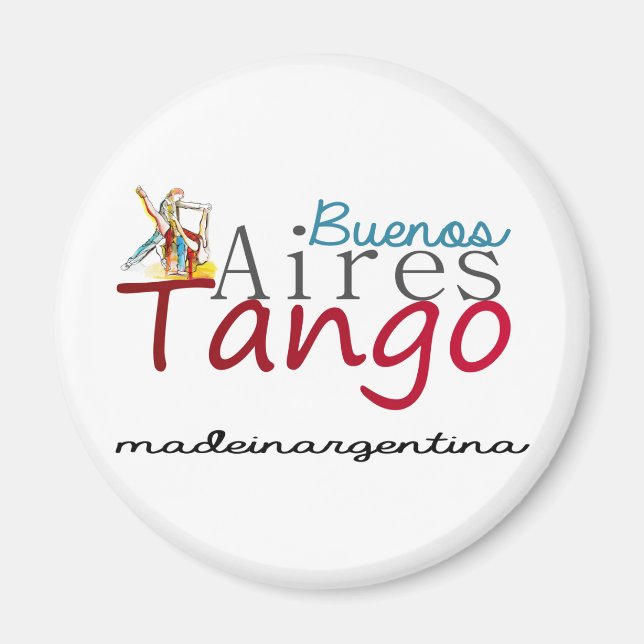 Imán Tango de Buenos Aires (Frente)