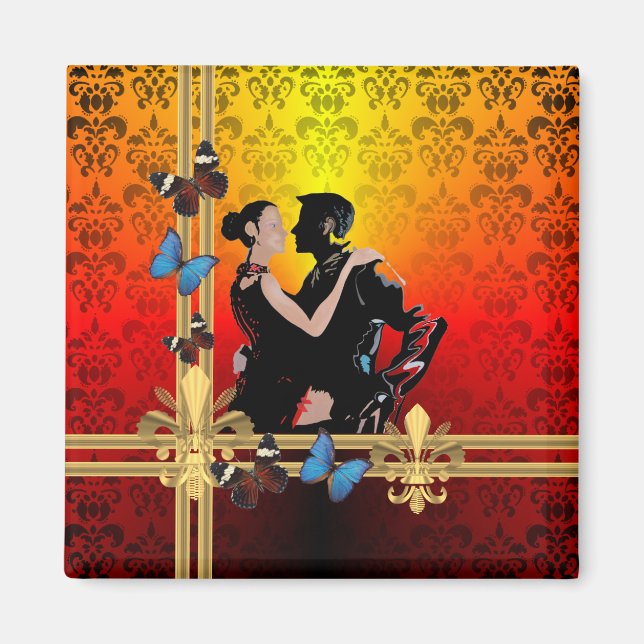 Imán Tango en damasco (Frente)