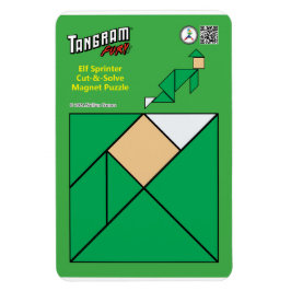 Imán Tangram Quirky Elf Magnet - Sprinter