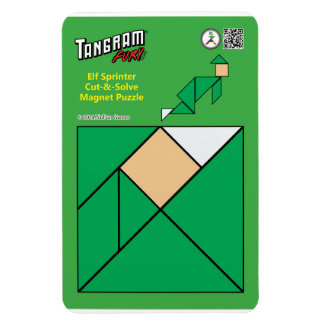 Imán Tangram Quirky Elf Magnet - Sprinter
