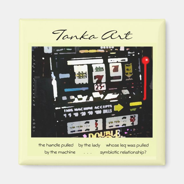 Imán Tanka Art Slot Machine Magnet (Frente)