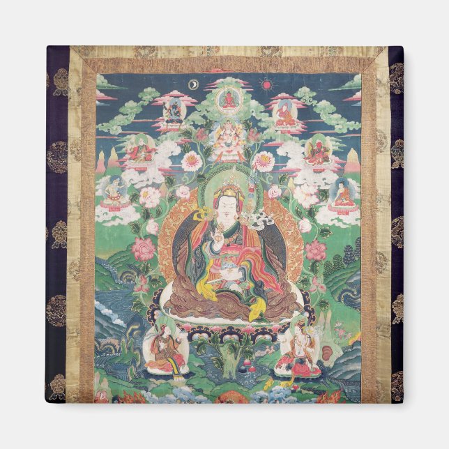 Imán Tanka de Padmasambhava, c.749 AD (Frente)
