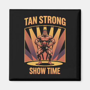 Imán Tanning Bed Tan Fuertes Atletas Gym Goers Bronze T