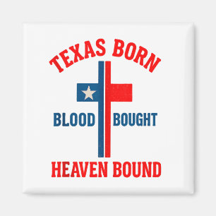 Imán Tanque Cruz Texas Nacido, Sangre Comprada, Limitad