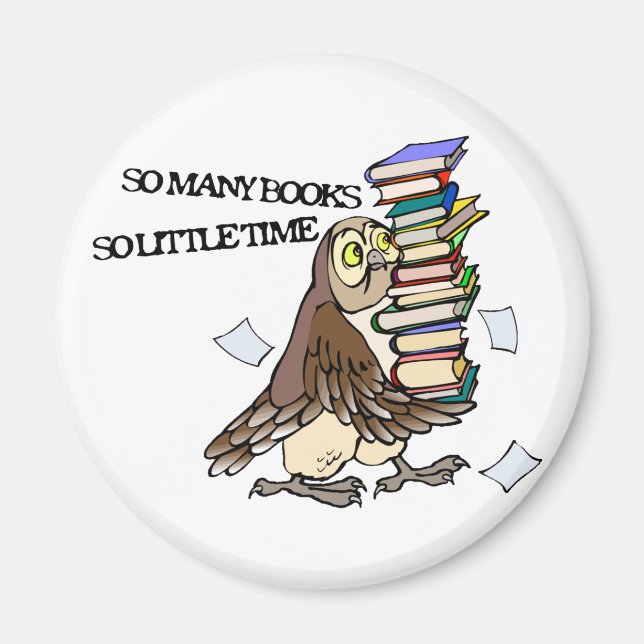 Imán Tantos libros (Frente)