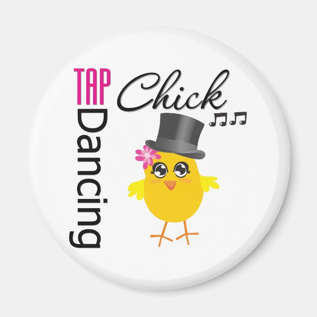 Imán Tap Dancing Chick 2 (Frente)