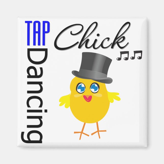 Imán Tap Dancing Chick 3 (Frente)