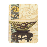 Tapiz asiático con diseño de bolas y dragones