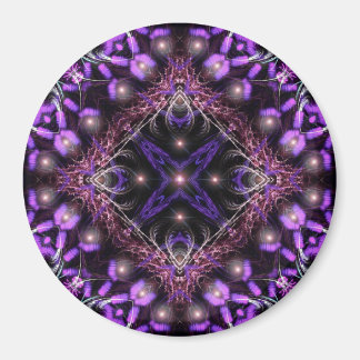 Imán Tapiz fractal de luz púrpura