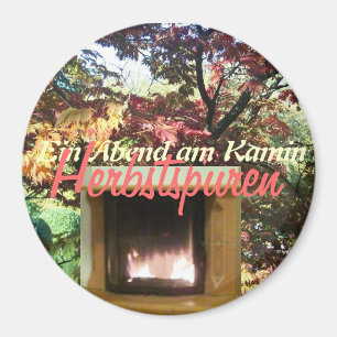 Imán Tarde agradable a la chimenea