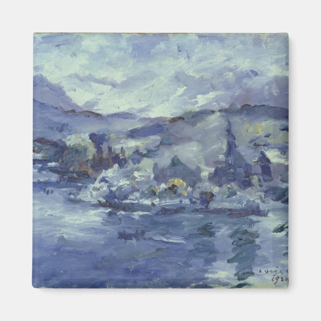 Imán Tarde en el Lago Lucerna, 1924 (Frente)