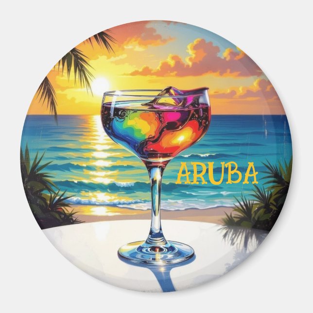 Imán Tarde informal en aruba (Frente)