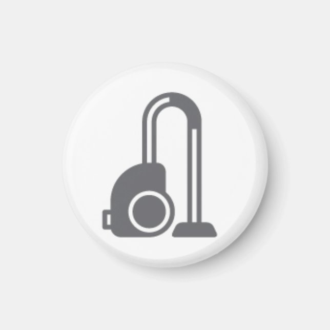 Imán Tareas quehaceres domésticos de ojos de polvo (Frente)