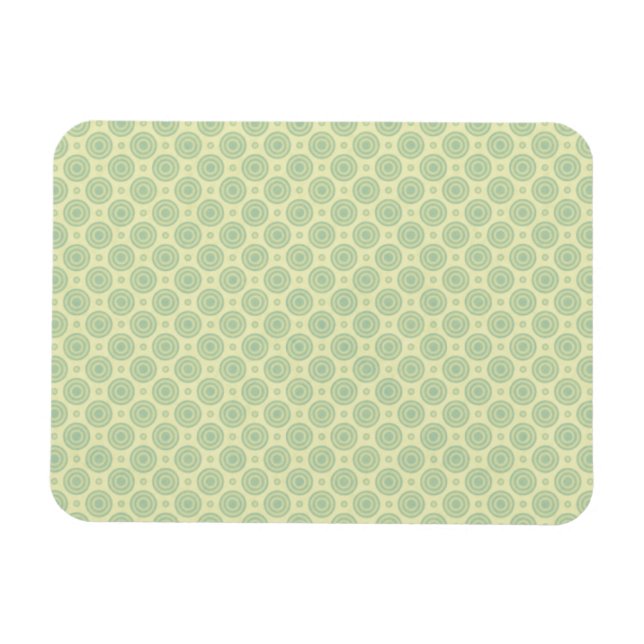 Imán Targets azules pastel para amarillo (Horizontal)