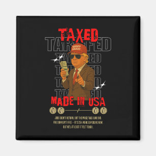 Imán Tariff Daddy divertido diseño de Trump – Meme polí