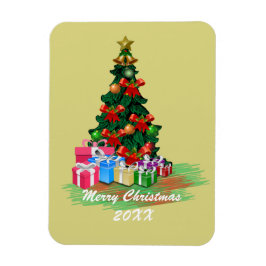 Imán Tarjeta de árbol de Navidad