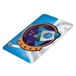 Imán Tarjeta de cadete astronauta