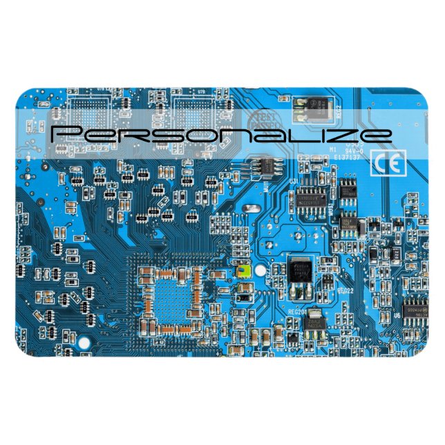 Imán Tarjeta de circuito azul PCB del conjunto del circ (Horizontal)