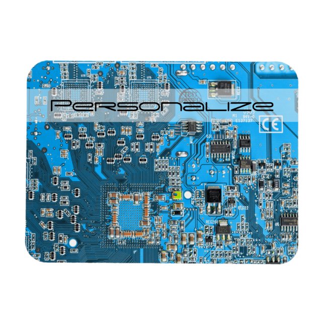 Imán Tarjeta de circuito azul PCB del conjunto del circ (Horizontal)