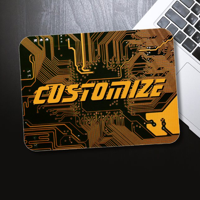 Imán Tarjeta de circuito del Naranja PCB del Personaliz (Subido por el creador)