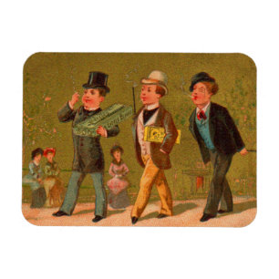 Imán Tarjeta de comercio victoriana cigarrillos Little 