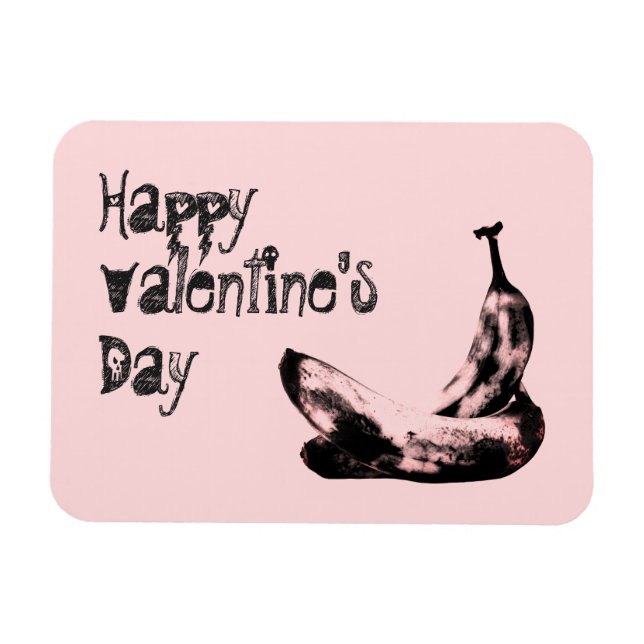 Imán Tarjeta de Día de San Valentín de personalizable d (Horizontal)