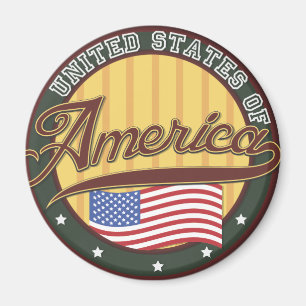 Imán Tarjeta de Estados Unidos
