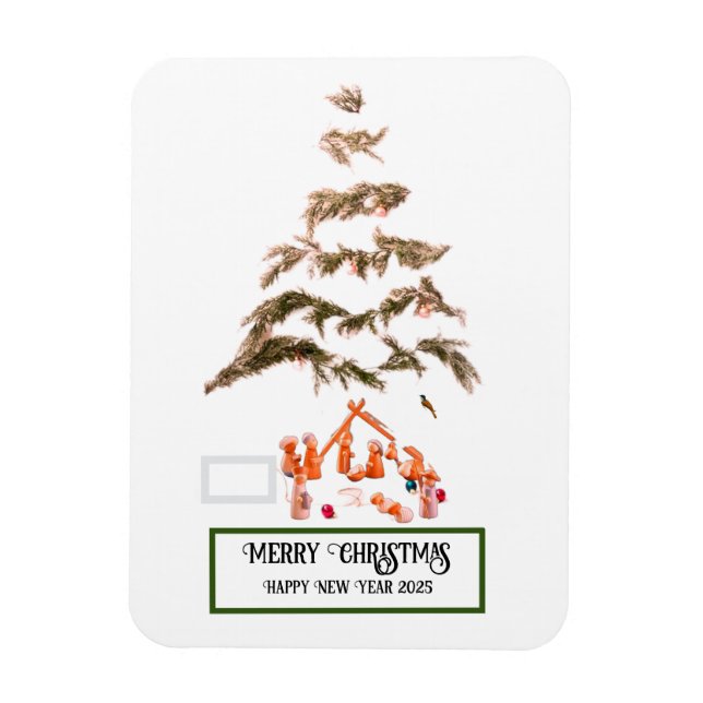 Imán Tarjeta de felicitación plegada (Vertical)