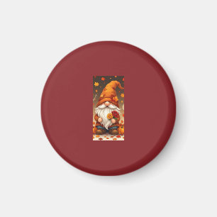 Imán tarjeta de felicitaciones de halloween y otoño