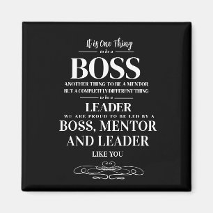 Imán Tarjeta de la semana de apreciación del jefe