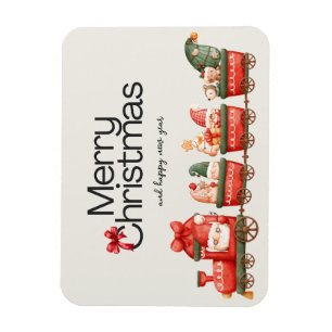 Imán Tarjeta de Navidad caprichoso