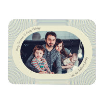 Tarjeta de Navidad con Diseño Divertido Foto Ovala