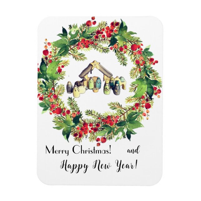 Imán ¡Tarjeta de navidades! (Vertical)