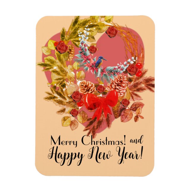 Imán ¡Tarjeta de navidades! (Vertical)