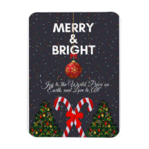 "Tarjeta de Navidades alegres y brillantes"