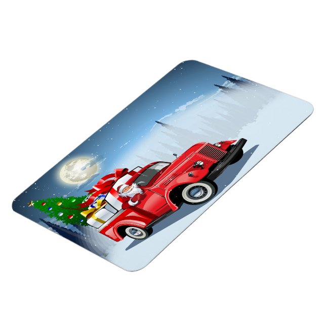 Imán Tarjeta de Navidades de felicitación (Lado Izquierdo)