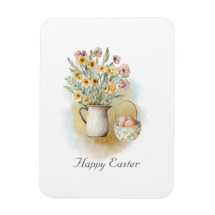 Imán tarjeta de saludo de Pascua